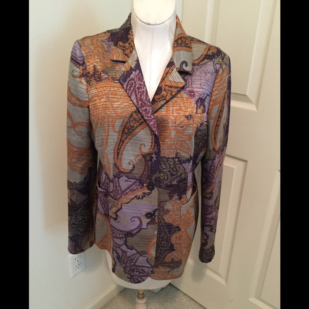 Etro Jacket Three Button Jacket , Size 46 - image 1